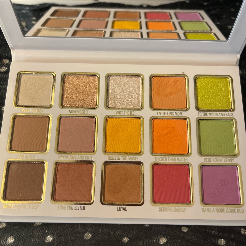 Kendall Kylie palette. Ltd edition. A few swatched colors. With box.